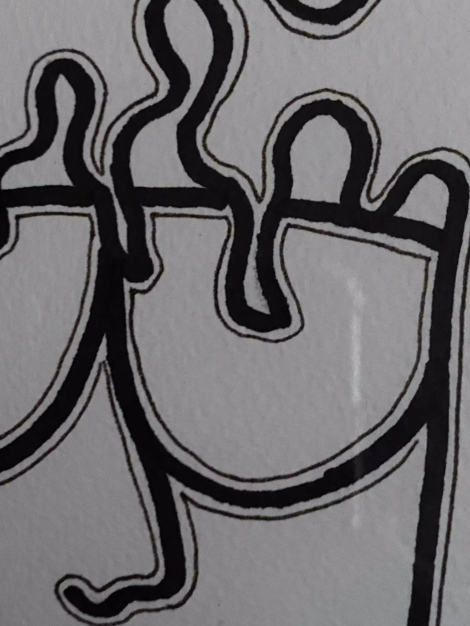 Svensk originalkonst av Catharina Brüggmann med svart tusch. Äkta konst som kan ses och köpas online på cbruggmann.se