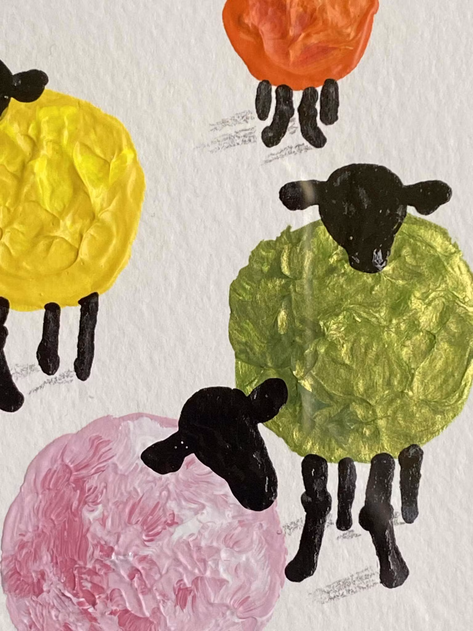 Klassiskt gotlandsmotiv, tillika djurmotiv, med dessa söta får och lamm. Gotlandsfåren inspirerar!