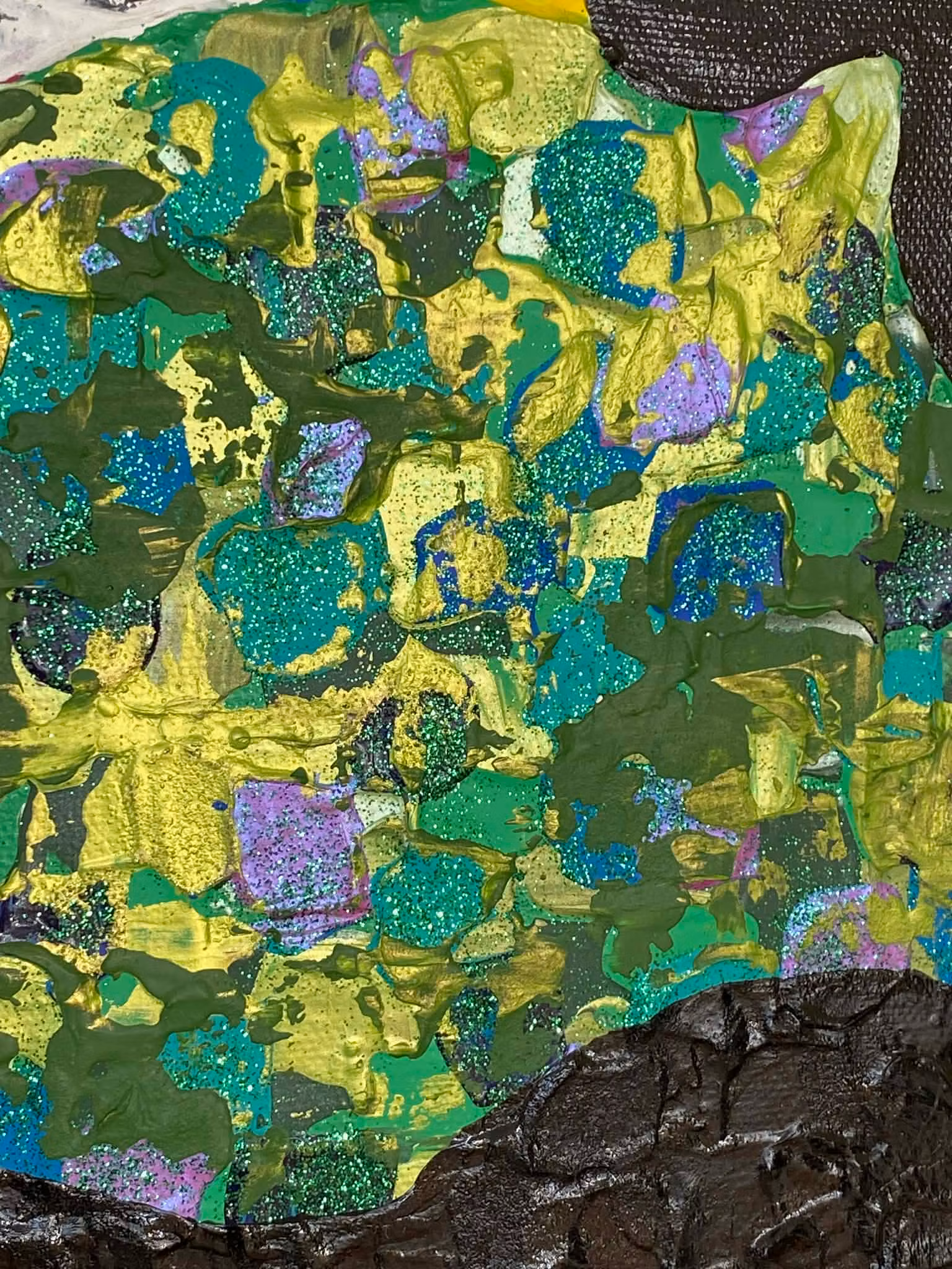 Grönt får, rött lamm, rosa bagge, turkos lammunge och gult gutefår. Allt är möjligt i Brüggmanns konst.