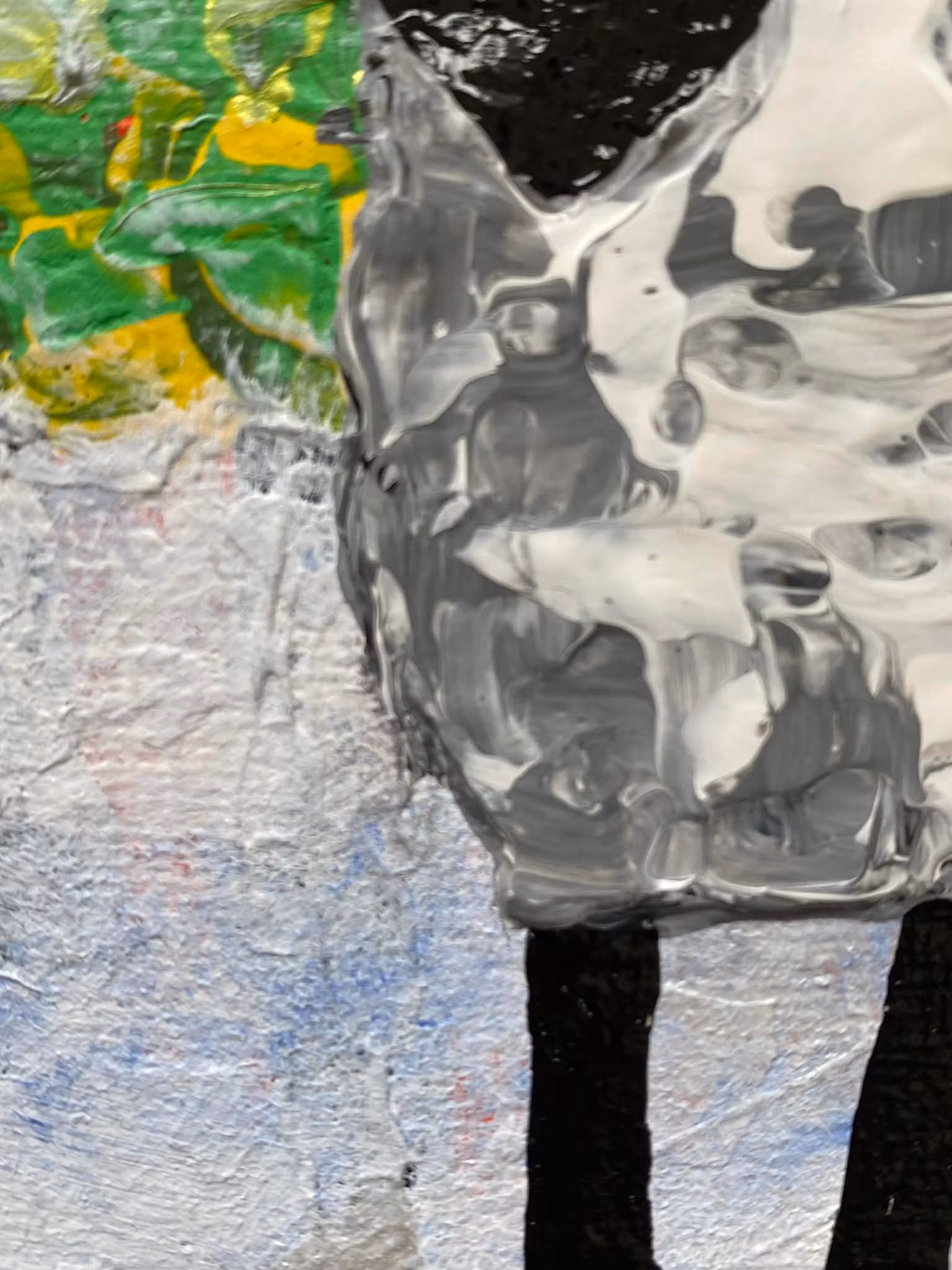 Djurmotiv i form av gotlandsfår, ett klassiskt gotlandsmotiv är konstnär C.Brüggmanns favorit att måla.