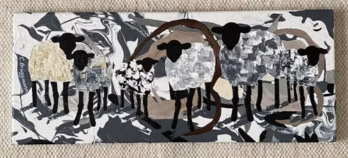 Originaltavla, "Glädjetårar"