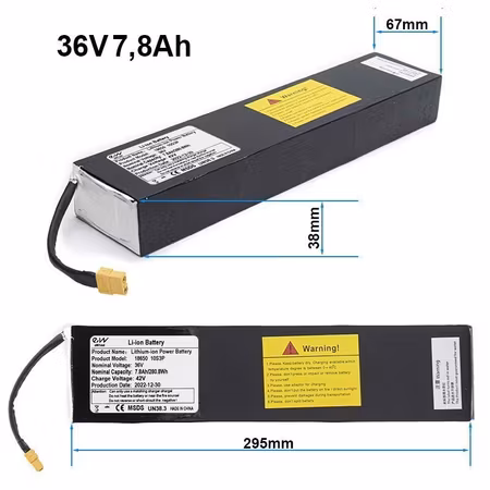 Batteri 36v 7,8Ah