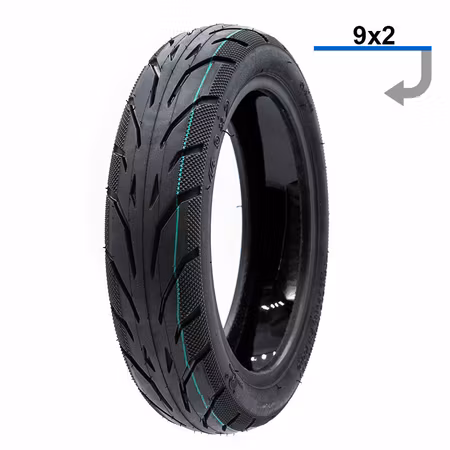 Yuanxing däck tubeless 9x2