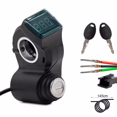 Elektrisk tändningslås med 2 nycklar