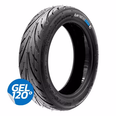 Tubeless däck med gel 60/70-6.5