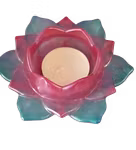 Lotus blomst telys fad