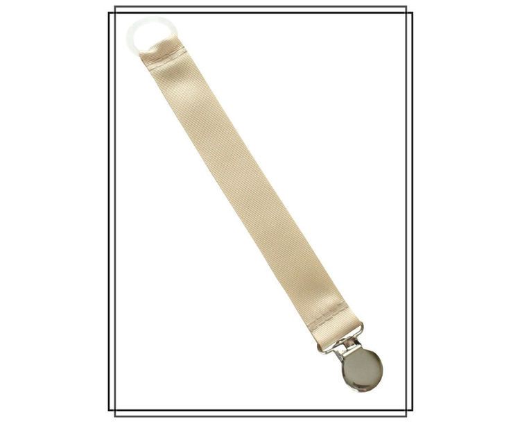 Beige napphållare - silver