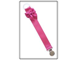 Cerise napphållare med rosett - silver