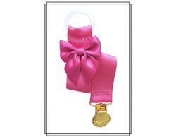 Cerise napphållare med rosett - guld