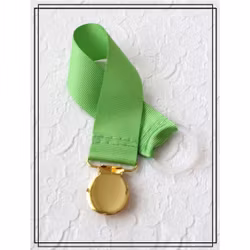 Grön napphållare - guld