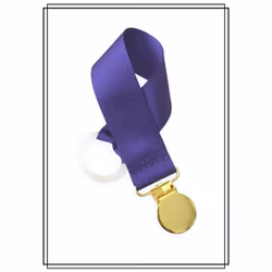 Lila napphållare - guld