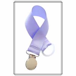 Ljuslila napphållare - silver