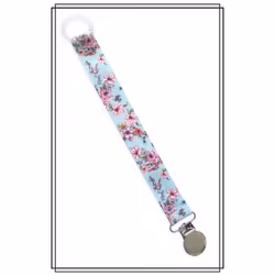 Napphållare med blommor - silver