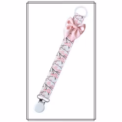 Napphållare med körsbärsblom och blekrosa rosett