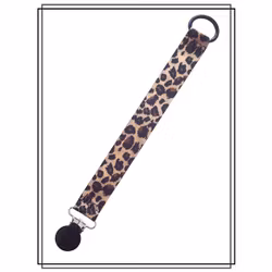 Napphållare leopard - svart clip
