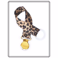 Napphållare leopard - guld