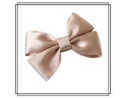 Vera BEIGE - liten - hårklämma