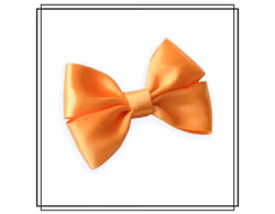 Vera ORANGE - liten - hårklämma