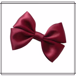 Vera BURGUNDY - stor - hårklämma