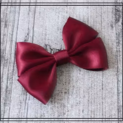 Vera BURGUNDY - stor - hårklämma