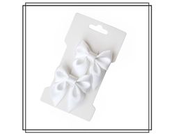 Saga VIT - liten - 2-pack hårklämmor