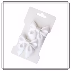 Saga VIT - liten - 2-pack hårklämmor