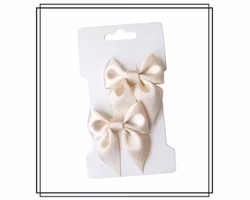 Saga CHAMPAGNE - liten - 2-pack hårklämmor