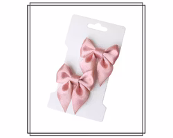 Saga GAMMELROSA - liten - 2-pack hårklämmor