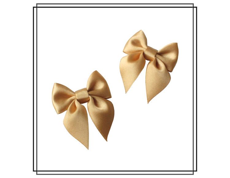 Saga GULD - liten - 2-pack hårklämmor