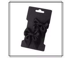 Saga SVART - liten - 2-pack hårklämmor