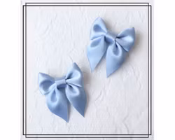 Saga LJUSBLÅ - liten - 2-pack hårklämmor