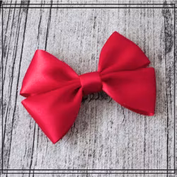 Vera RÖD - stor - hårklämma