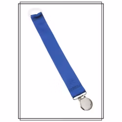 Blå napphållare - silver