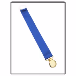 Blå napphållare - guld