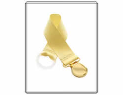 Ljusgul napphållare - guld