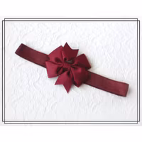 Hårband Lilly VINRÖD - mellan