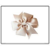 Lilly BEIGE - mellan hårklämma