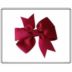 Lilly VINRÖD - stor hårklämma