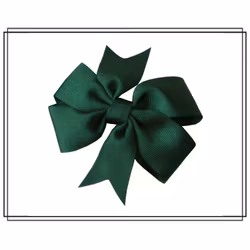 Lilly MÖRKGRÖN - stor hårklämma