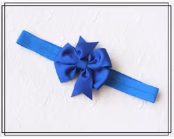 Hårband Lilly BLÅ - mellan