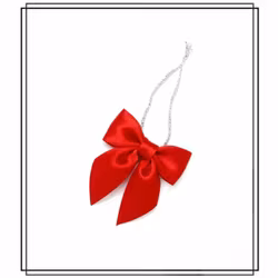 Elin RÖD - liten - julrosett