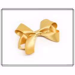 Emma - GULDFÄRGAD - hårrosett