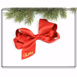 Emma - RÖD - hårrosett - jumbo