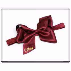 Emma - VINRÖD - hårband - jumbo