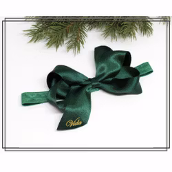 Emma - MÖRKGRÖN - hårband - jumbo