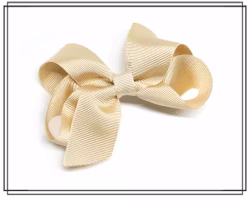 Frida BEIGE - liten hårrosett