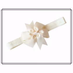 Hårband Lilly GRÄDDVIT - stor