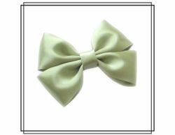 Vera LJUS KHAKIGRÖN - stor - hårklämma