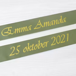 Elin LJUS KHAKIGRÖN - stor enkel doprosett