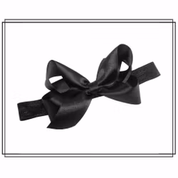 Emma - SVART - hårband - jumbo